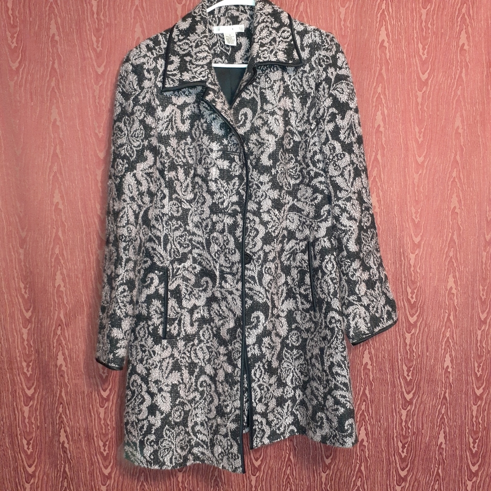 PURSUITS COAT LONG SLEEVE FRONT POCKETS WOMEN'S SIZE 14